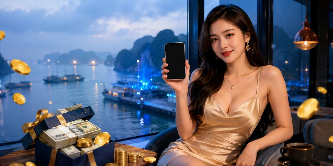 Khung cảnh Vịnh Hạ Long gợi lên trải nghiệm giải trí cao cấp tại sglt2